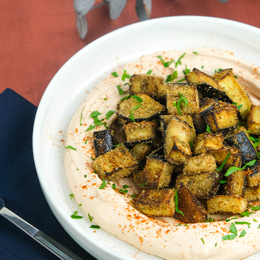 Fırında Patlıcan ve Yoğurt Sos