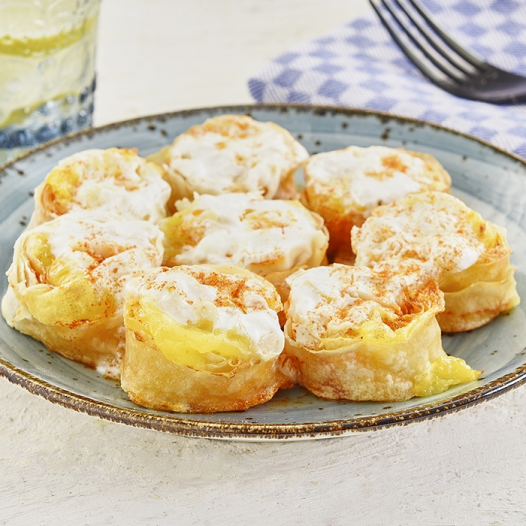 Patatesli Yoğurtlu Rulo Börek