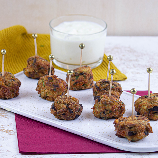 Kızarmış Patlıcan Topları