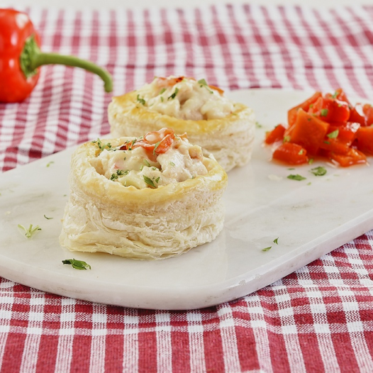 Taze Baharatlı Tavuk Volovan