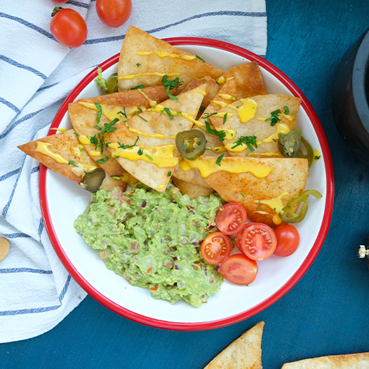 Guacamole Soslu Çıtır Lavaşlar