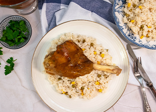 Sebzeli Pilav ve Pekmezli İncik 